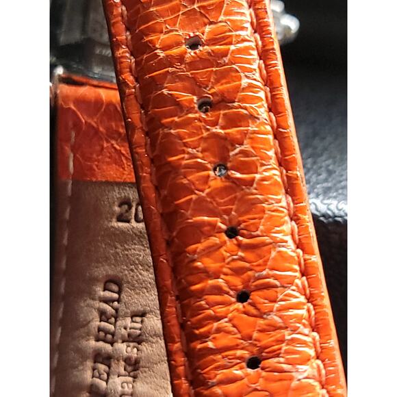 Bold Invicta Swiss Movement Watch with Orange Snake Leather Strap main image 8